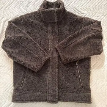 다크 브라운 플리스 자켓