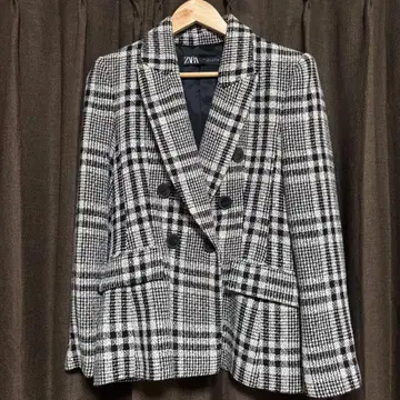 ZARA 더블 브레스트 테일러드 자켓