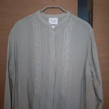 yuni 핀턱 자수 원피스