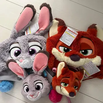 주토피아 닉 주디 팬캡 숄더백