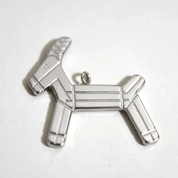 조지 젠슨 Georg Jensen 말 참 펜던트 탑