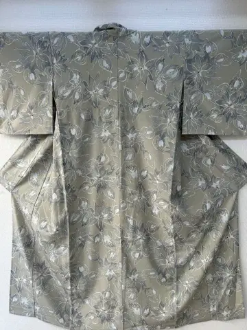 모던 아트 꽃무늬 코몬 워셔블 기모노 단의 156