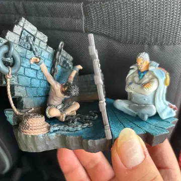 원피스 로그 박스 임펠 다운 편 가프 & 에이스 피규어