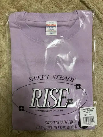 sweet steady 스이스테 최애 어필 T셔츠 보라색 시오카와 리세