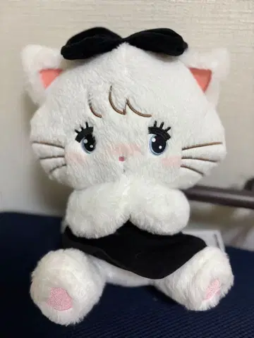 mikko BLACK RIBBON BIG 봉제 인형 무스