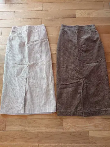 Demi-Luxe BEAMS 코듀로이 스커트 2세트