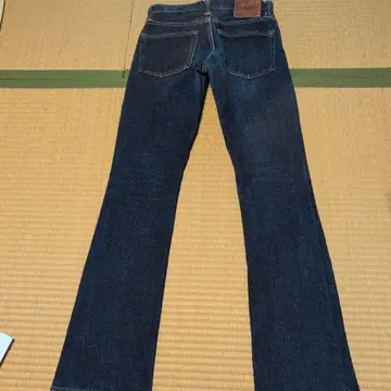 다크 블루 플레어 데님 SKULLJEANS