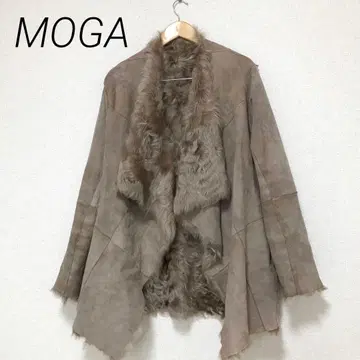 MOGA 모가 무스탕 코트 자켓 리얼 가죽