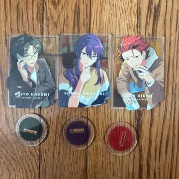 앙상블 스타즈 홍월 사선 아크릴 스탠드 세트