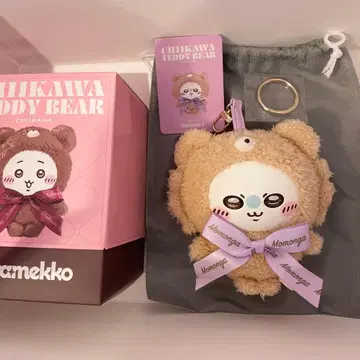 치이카와 Kiramekko 테디 베어 모몽가 마스코트 곰