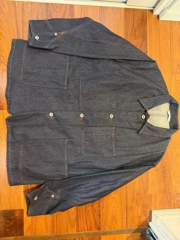 다크 데님 긴팔 자켓