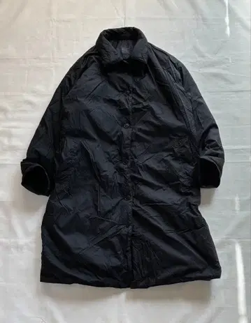 무인양품 다운 코트 여성용 L 블랙 새상품급
