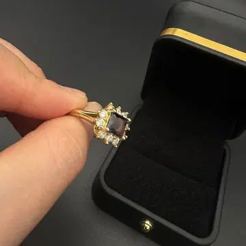 유품 정리 새상품급 반지 앤티크 빈티지 골드 다이아몬드