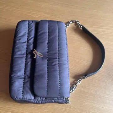 애니에스 베이 다크 브라운 핸드백