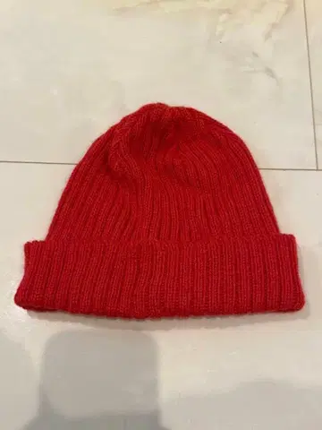 KIJIMA TAKAYUKI 빨간색 니트 모자 23201-DST