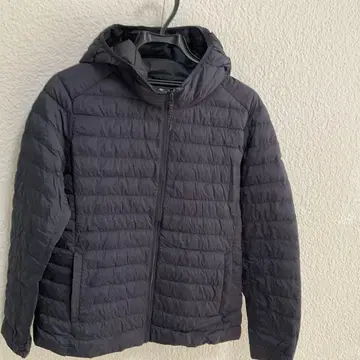 UNIQLO 후드 부착 다운 자켓 XL 블랙