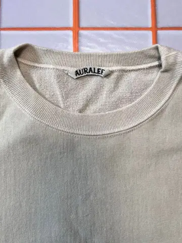 AURALEE 긴팔 T셔츠 사이즈 1