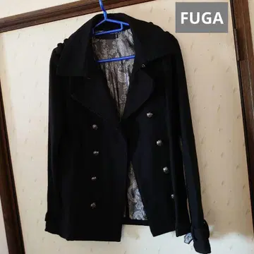 FUGA P 코트 페이즐리 무늬 사이즈 44 시크 스타일 헤이세이
