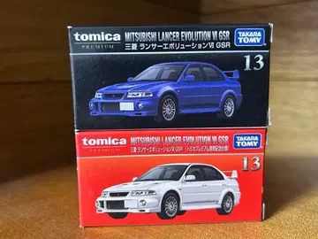 토미카 프리미엄 미쓰비시 랜서 에볼루션 VI GSR 2대 세트