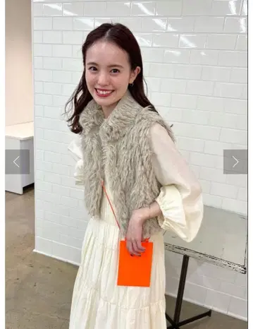 mystic 숏 퍼 베스트 베스트 베이지 mline