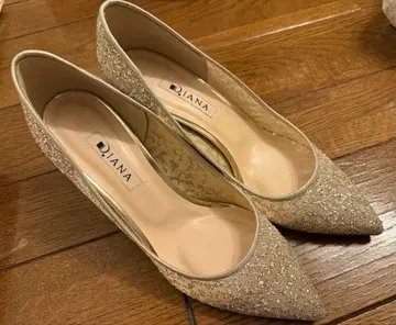 DIANA 글리터 펌프스 24.5cm