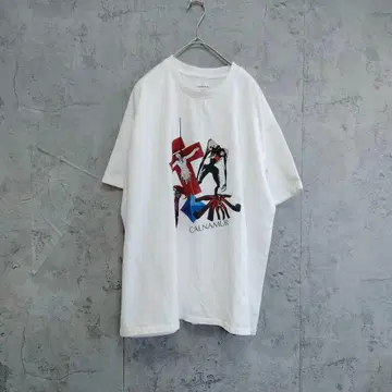 새상품급 CALNAMUR 에반게리온 콜라보 사도 살짝 집합 T셔츠