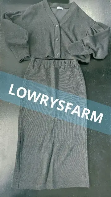 LOWRYS FARM 셋업 블랙