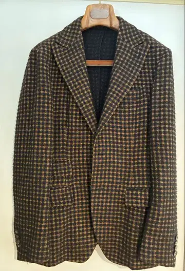 THE GIGI 체크 무늬 테일러드 자켓 46