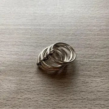 Ann demeulemeester 5연 너클 반지