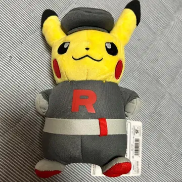 단원 놀이 피카츄 봉제 인형 로켓단 포켓몬 센터