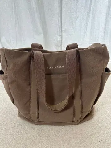 ALEXIA STAM 브라운 토트백 마더백