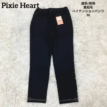 픽시 하트 원적외선/발열 속기모 하이텐션 팬츠 블랙 블랙 60/M