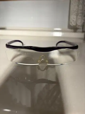 하즈키 루페 컴팩트 1.6배 클리어 렌즈 컬러 라메 믹스 보라색 퍼플