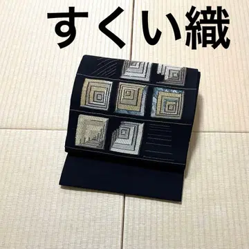 블랙 베이스 스쿠이오리 모던 세련된 후쿠로 오비