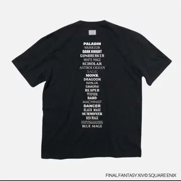 파이널 판타지 XIV x TANGTANG 직업 T셔츠 닌자 L 블랙