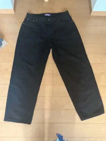 Labros 데님 팬츠 M 와이드 스트레이트