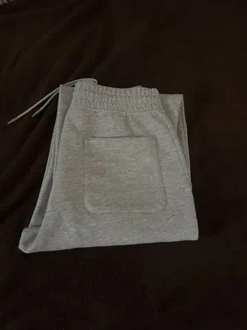 맨투맨 와이드 팬츠 유니클로C 그레이 S