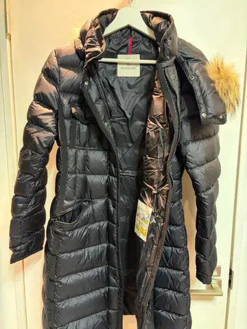 MONCLER 블랙 롱 다운 자켓