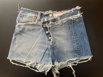 jonnlynx 컷오프 데님 숏팬츠