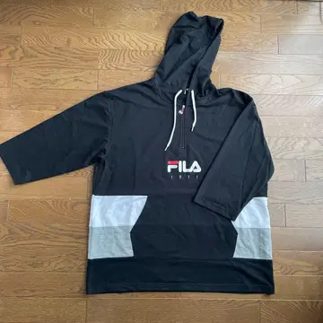 FIRA 7부 소매 T셔츠 블랙 컬러