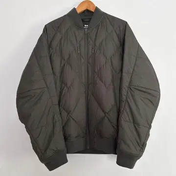 유니클로 리사이클 하이브리드 다운 자켓 올리브 XL