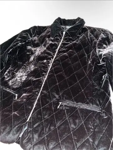 90s archive Diamond Cut Velour Blouson