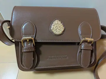 브라운 플랩 숄더백