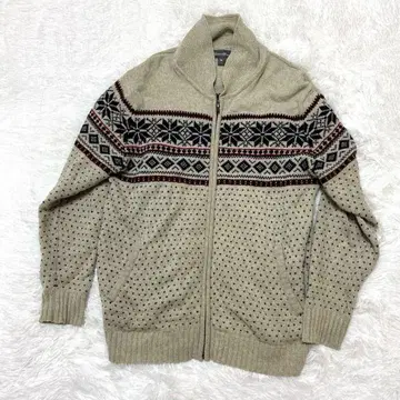 Eddie Bauer 에디 바우어 집업 니트 스웨터 그레이 L