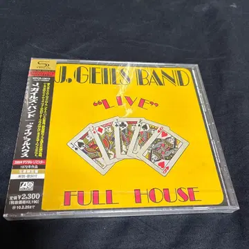 미개봉 J. 가일스 밴드 라이브 풀 하우스