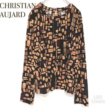 크리스천 오자르 긴팔 티셔츠 올 패턴 캐주얼 워셔블 일본제