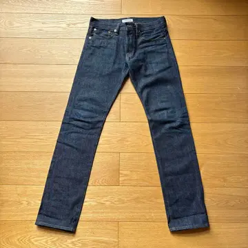 RON HERMAN DENIM 다크 블루 스트레이트 데님