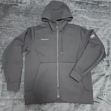 [ 새상품급 ] MAMMUT 후드 부착 마운틴 후드티 블랙 L 사이즈