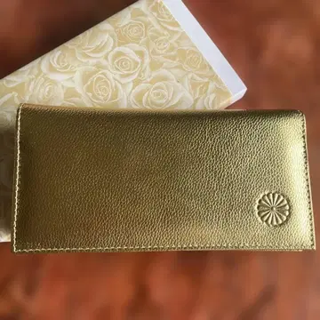 황궁 한정판 골드 장지갑 천연 소가죽