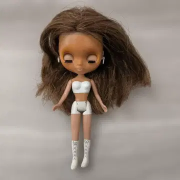 미니 브라이스 인형 본체 브라운 헤어